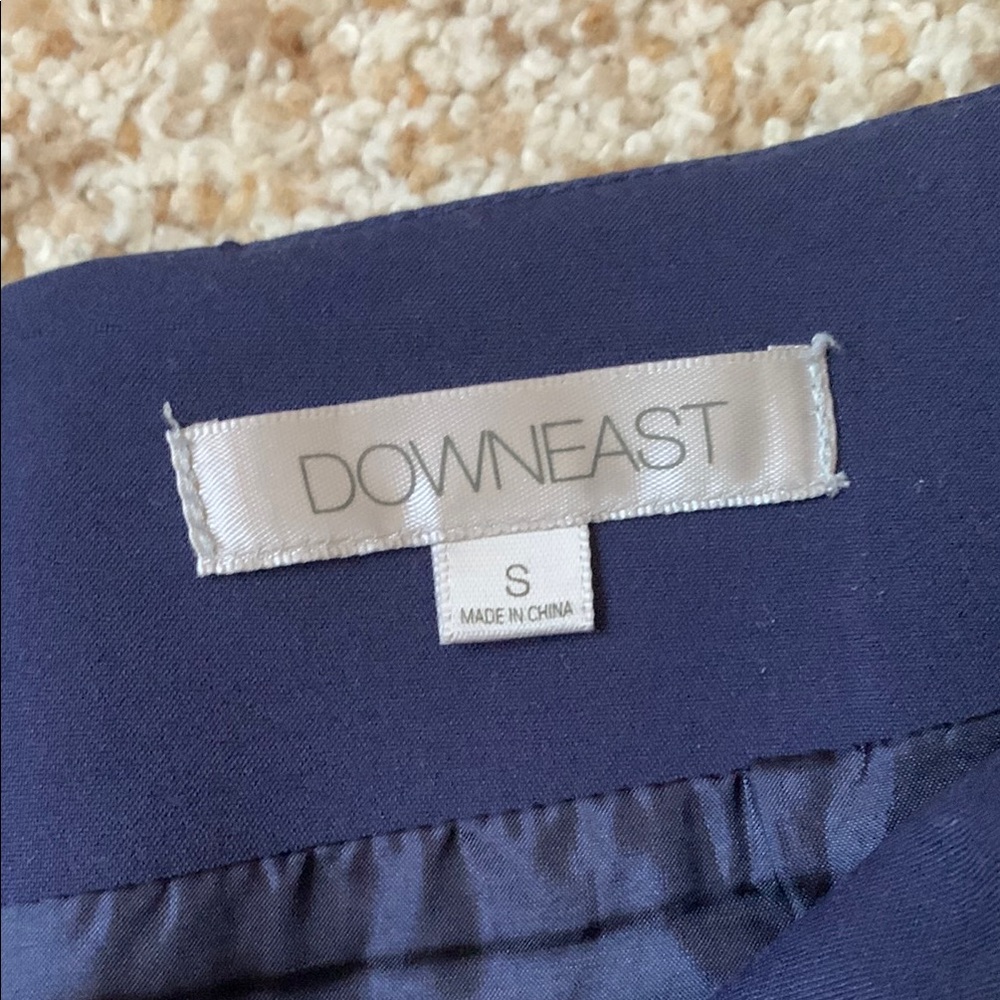 DownEast Blue Knee-Length Pencil Skirt Work - Picture 2 of 6